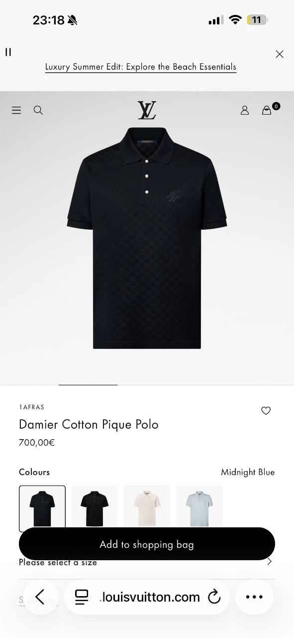 Camisa Polo Damier signature – photo 10
